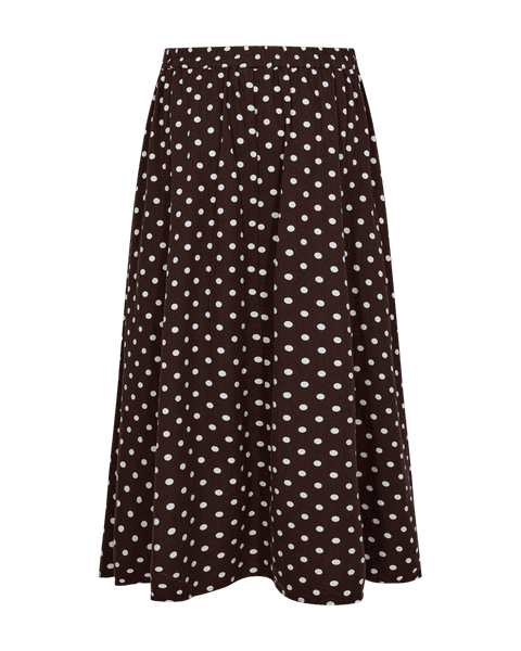 Hovedbilde Lavisco Skirt Print Coffee Beam W Brilliant White
