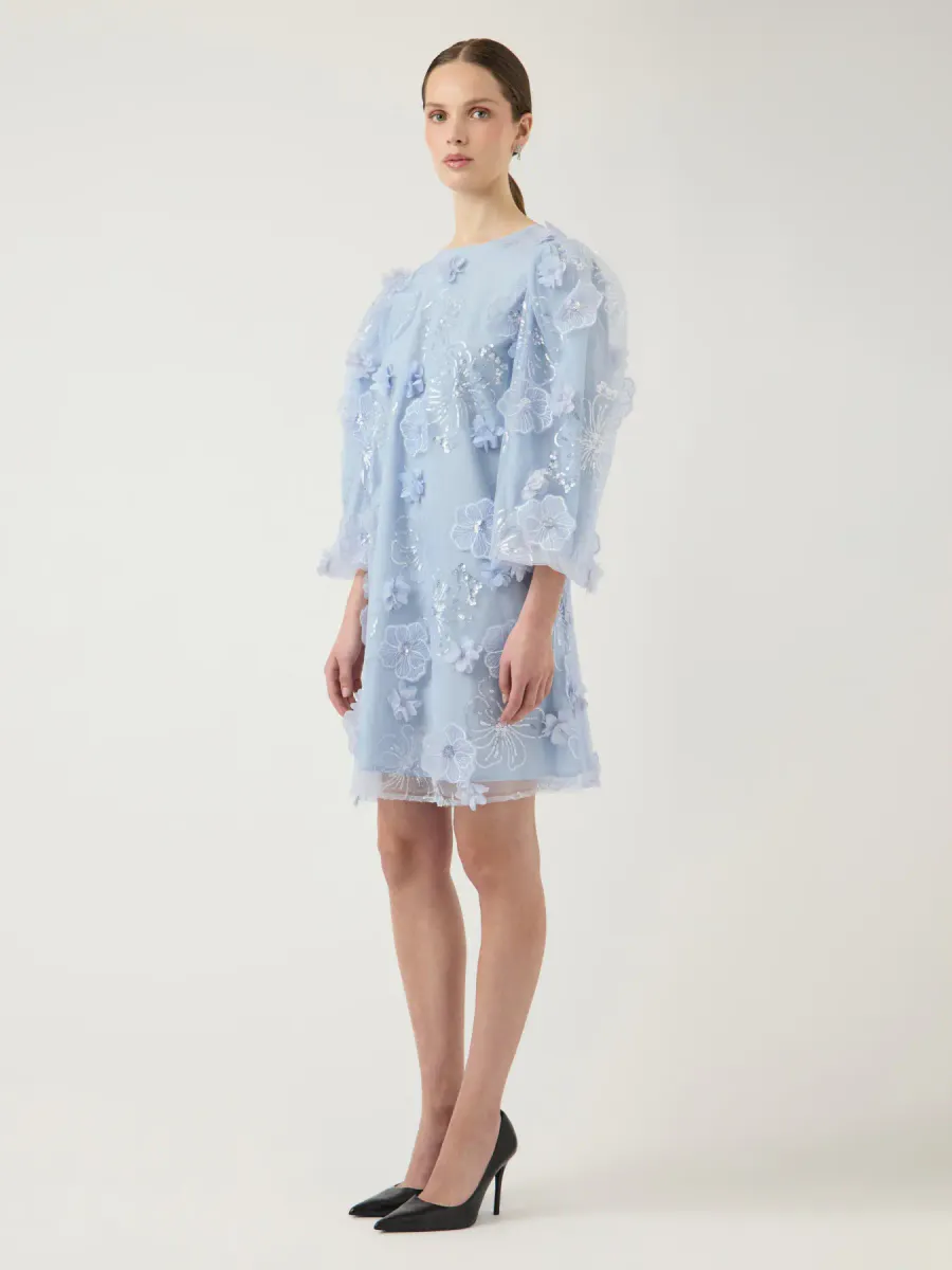 Yassolana 3/4 Midi Dress Skyway