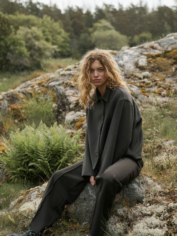 Hamra Wool Jacket Army