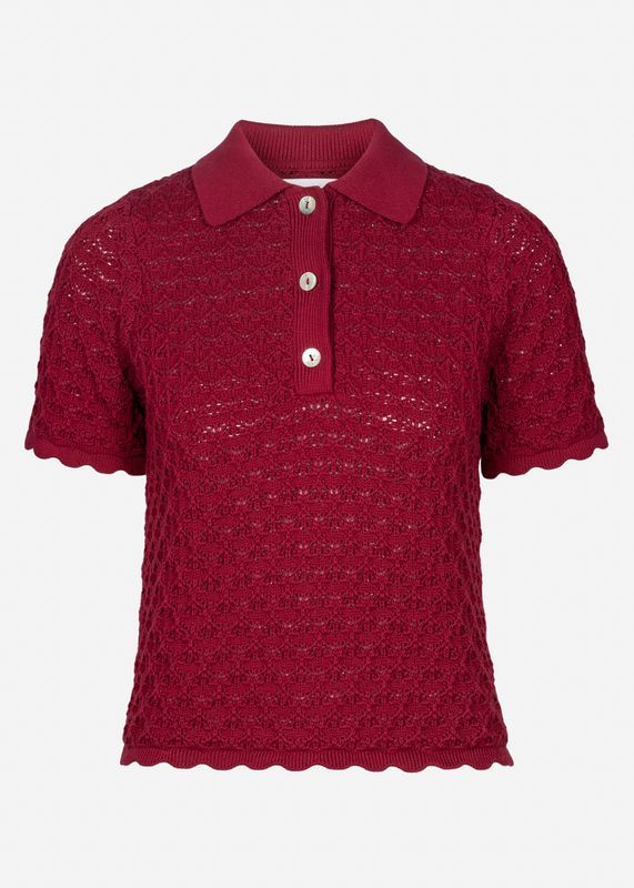 Gwen Knit Tee Berry