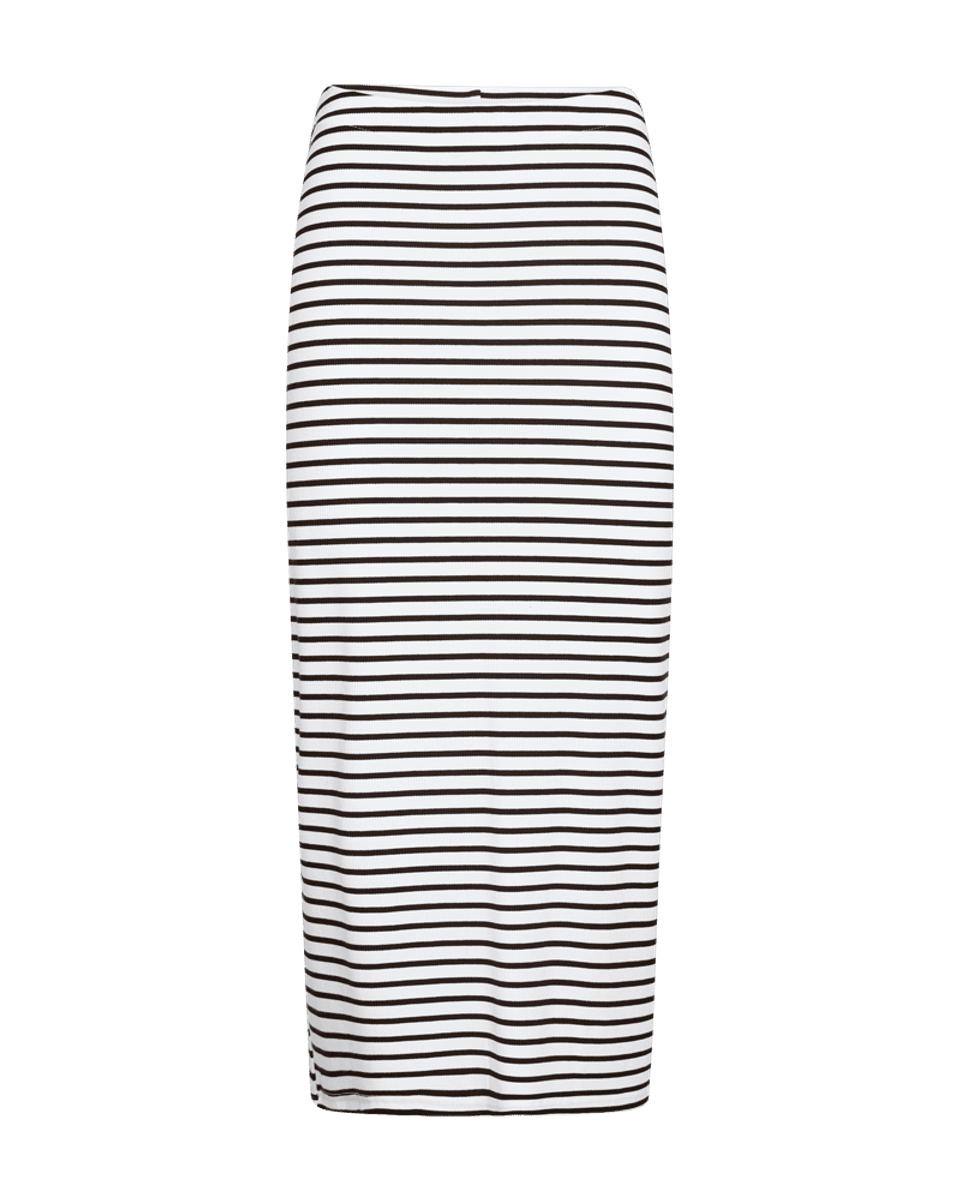 Zia Skirt Coffee Bean w. Brilliant White