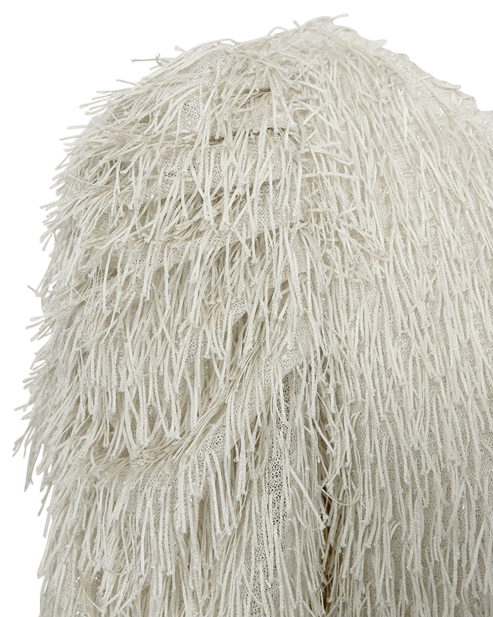 Marlin Blouse Fringe Fabric Moonbeam