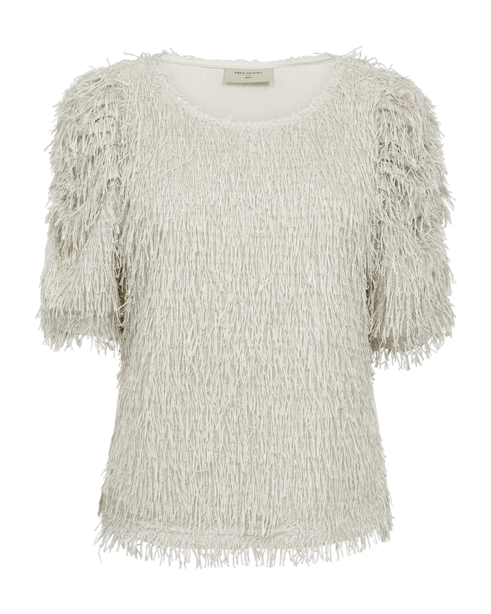 Marlin Blouse Fringe Fabric Moonbeam