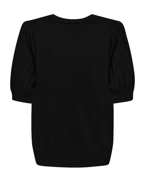 Hovedbilde Joel Pullover Puff Sleeve V- Neck Black